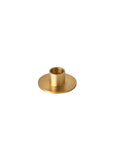 Fog Linen Work</p>Brass Candle Holder Round