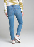 Cloth+Paper+Scissors</p>Straight High Rise Jean</p>(Denim Blue)