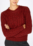IrelandsEye</p>Dana Cable Knit</p>(Sable Marl)