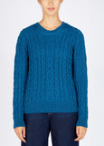 IrelandsEye</p>Dana Cable Knit</p>(Sapphire Marl)