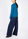 IrelandsEye</p>Dana Cable Knit</p>(Sapphire Marl)