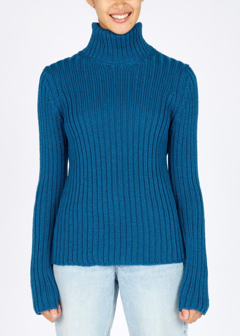 IrelandsEye</p>Rylee Roll Neck</p>(Sapphire Marl)