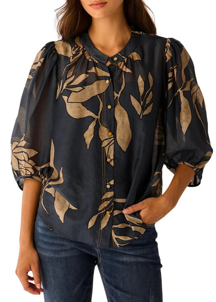 Lania</p>Chino Shirt</p>(Steel)