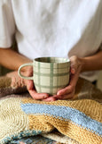 Robert Gordon</p>Cat'S Pyjamas Mug</p>(Duck Egg Check)