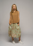 Muse</p>Toile Skirt</p>(Green Print)