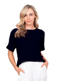 Mae</p>Dolman Tee</p>(Navy)