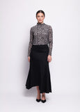 SALE  |  Foil</p>Wool The World Skirt</p>(Black)</p>Available: size 8