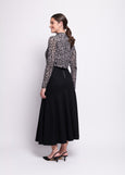 SALE  |  Foil</p>Wool The World Skirt</p>(Black)</p>Available: size 8