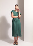 Foil</p>Cutting Edge Dress</p>(Thyme)