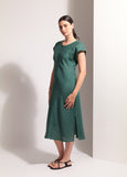 Foil</p>Cutting Edge Dress</p>(Thyme)