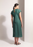 Foil</p>Cutting Edge Dress</p>(Thyme)