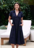 Foil</p>Wrap Dreams Dress</p>(Eclipse)