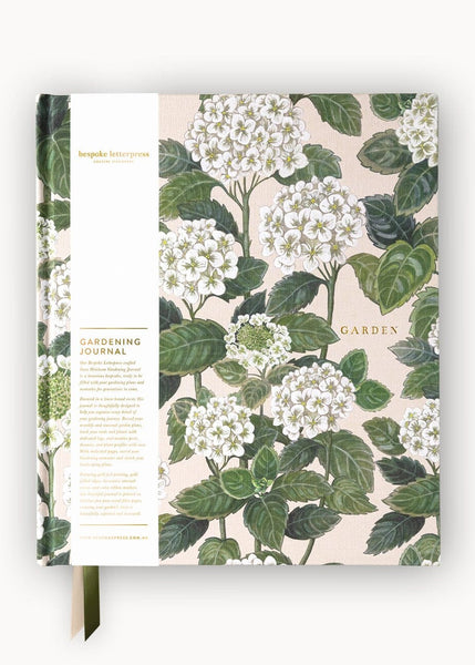 Bespoke Letterpress</p>Heirloom Gardening Journal</p>(Hydranger)