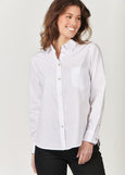 Naturals by O&J</p>Long Sleeve Shirt</p>(White Poplin)