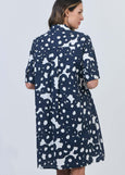 Naturals by O&J</p>Swing Shirt Dress</p>(Ink Barnacles)