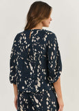 Naturals by O&J</p>Soft Sleeve Blouse</p>(Universe)