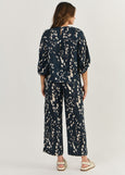 Naturals by O&J</p>Soft Sleeve Blouse</p>(Universe)