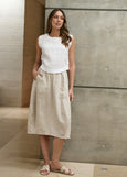 Naturals by O&J</p>Tulip Skirt</p>(Sand)