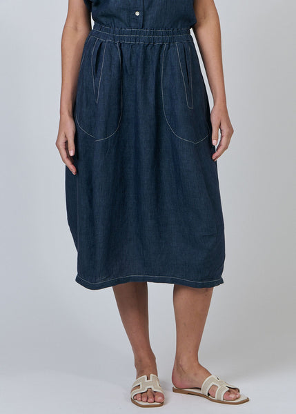 Naturals by O&J</p>Tulip Skirt</p>(Poseidon)