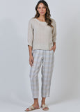 Naturals by O&J</p>3/4 Sleeve Blouse</p>(Soybean)