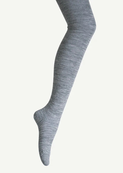 Lamington</p>Merino Wool Flat Knit Tights</p>(Grey)