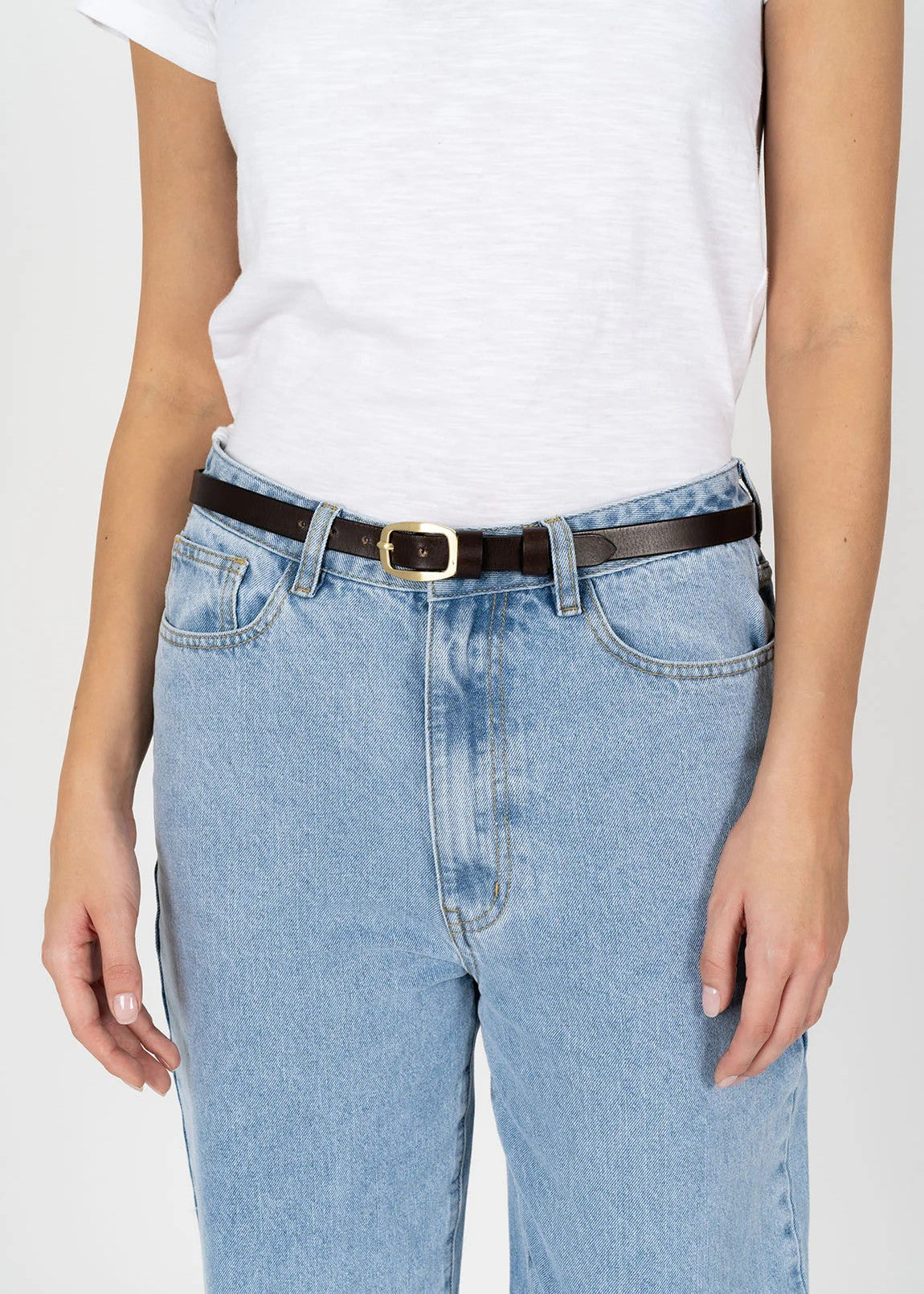 Humidity Lifestyle</P>Twiggy Belt (Thin)</p>(Cocoa)