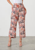 Homes & Fallon</p>Printed Wide Leg Pant</p>(Native Trees Print)