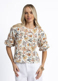 Humidity Lifestyle</P>Sia Blouse</p>(Kaffir Print)