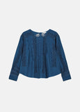 Louise Misha</p>Jeannine Blouse</p>(Blue)