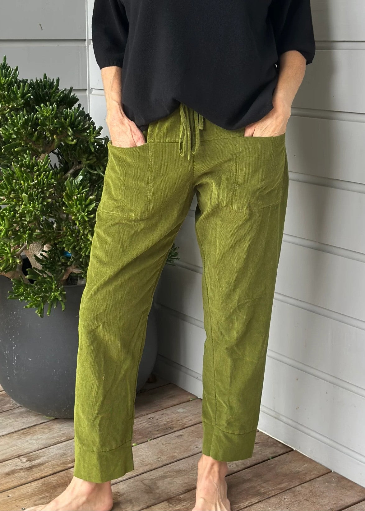Frockk</p>Jessie Cord Pant</p>(Olive)