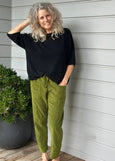Frockk</p>Jessie Cord Pant</p>(Olive)