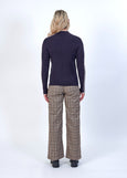 SALE  |  Knewe</p>Como Wide Pant</p>(Twig Check)</p>Available: size 8 & 16