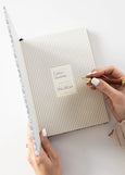 Bespoke Letterpress</p>Linen Bound Journal</p>(Bluebloom Ivy)