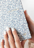 Bespoke Letterpress</p>Linen Bound Journal</p>(Bluebloom Ivy)