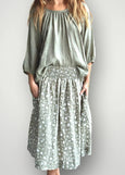 Frockk</p>Lola Skirt</p>(Sage Floral)