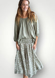 Frockk</p>Lola Skirt</p>(Sage Floral)