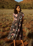 Nancybird</p>Maja Dress</p>(Watercolour Charcoal)