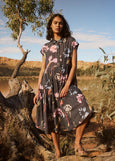 Nancybird</p>Maja Dress</p>(Watercolour Charcoal)