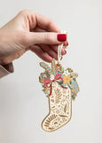 Bespoke Letterpress</p>Christmas Ornament</p>(Stocking)