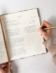 Bespoke Letterpress</p>Heirloom Recipe Book Journal</p>(Peaches)