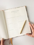 Bespoke Letterpress</p>Heirloom Recipe Book Journal</p>(Peaches)