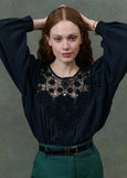 Louise Misha</p>Riya Blouse</p>(Black)