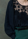 Louise Misha</p>Riya Blouse</p>(Black)
