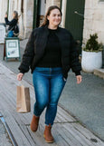 Moke</p>Rue Bomber Jacket</p>(Black)
