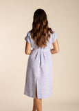 SALE  |  TWO-T's</p>Stripe Linen Dress</p>(Blue/White Stripe)
