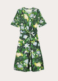 Nancybird</p>Terra Short Sleeve Wrap Dress</p>(Garden)