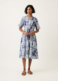 Nancybird</p>Mona Short Sleeve Dress</p>(Lyon Tile)