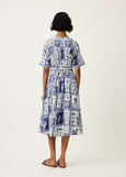 Nancybird</p>Mona Short Sleeve Dress</p>(Lyon Tile)