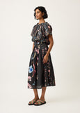 Nancybird</p>Alma Yoke Skirt</p>(Watercolour Charcoal)