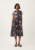 Nancybird</p>Maja Dress</p>(Watercolour Charcoal)